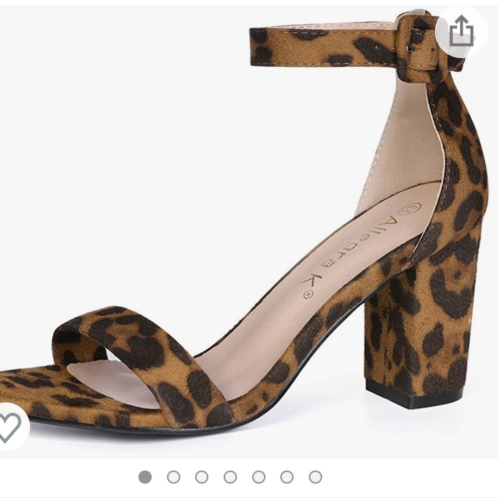 NWT cheetah leopard print heels
